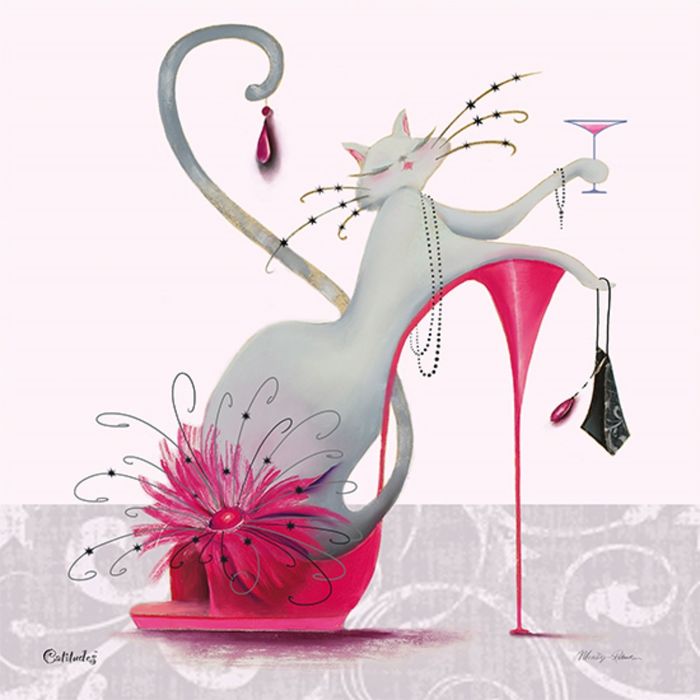 Картина на подрамнике "Cat in the shoes"