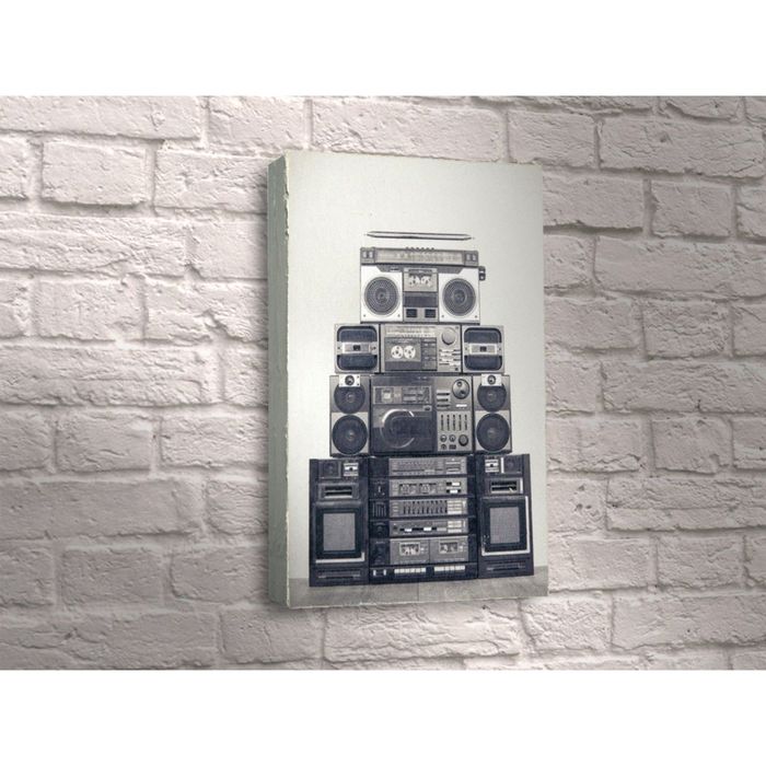 Картина "Старые магнитофоны"