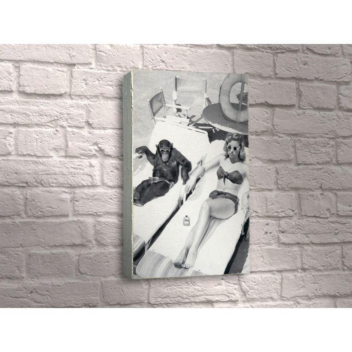 Картина "Девушка с обезьяной"