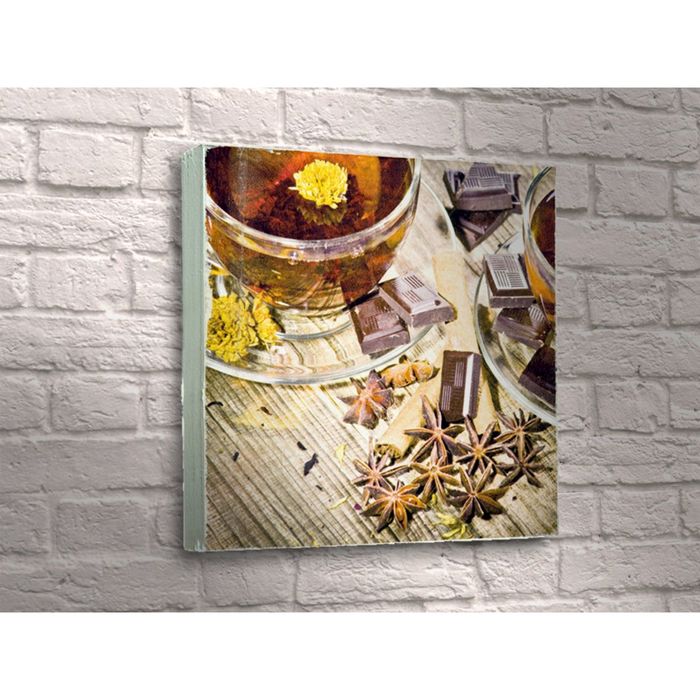 Картина "Согревающий чай с шоколадом"