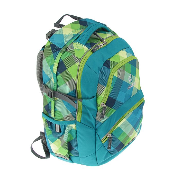 Рюкзак молодежный Deuter Ypsilon 46*32*22 серо-зелёная клетка 80223-3216
