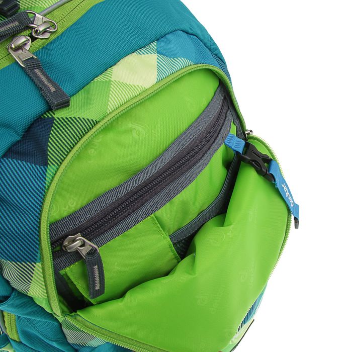 Рюкзак молодежный Deuter Ypsilon 46*32*22 серо-зелёная клетка 80223-3216