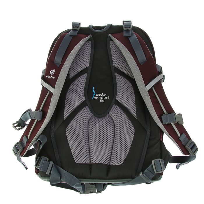 Рюкзак молодежный эргономичная спинка Deuter 45*32*29 Strike, бордовые треугольники 3830016-5108