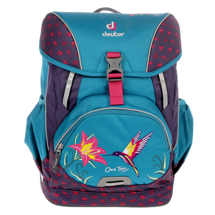 Рюкзак школьный эргономичная спинка для девочки Deuter OneTwo 40*30*22 с наполнением «Бирюзовая птица» 3880017-3044