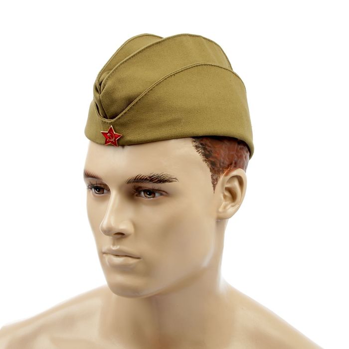 Пилотка солдатская, упрощенная, размер 58