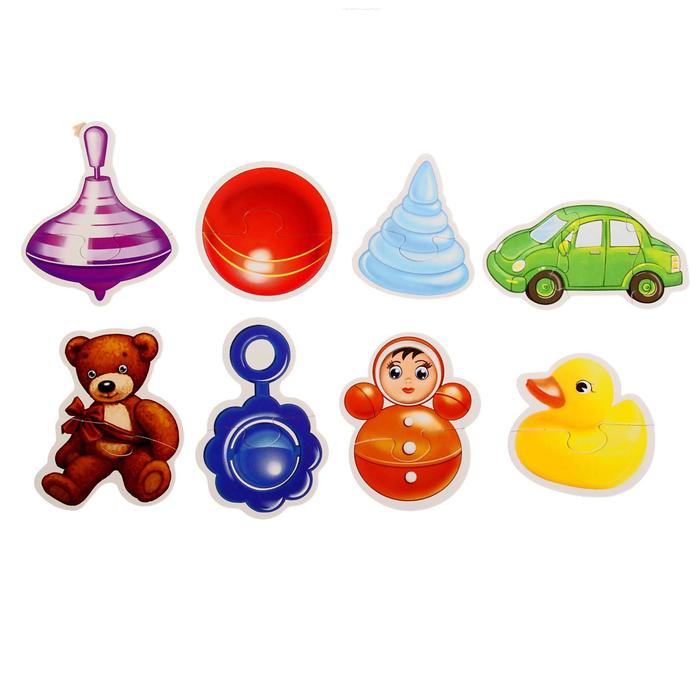 Макси-Пазл «Цвета. Игрушки», 20 элементов