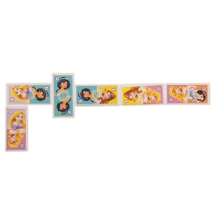 Домино "Принцессы 3 в 1", пластмассовое