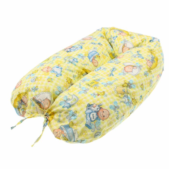 Подушка для беременных 30х190 бязь, на молнии, пенополистерол, сумка, Карапуз
