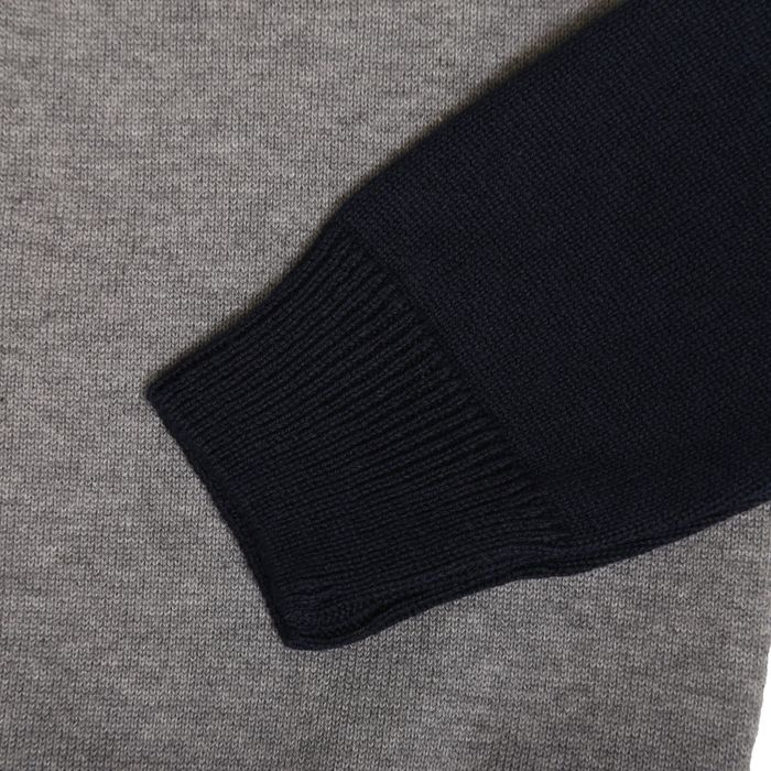 Джемпер для девочки, рост 152 см, цвет серый/синий