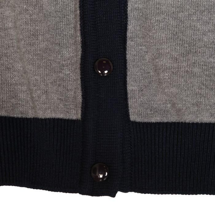 Джемпер для девочки, рост 152 см, цвет серый/синий