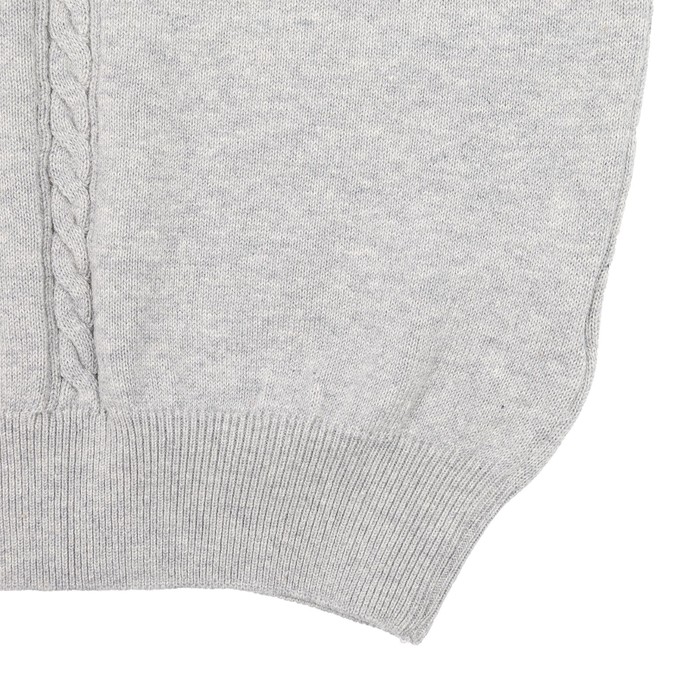 Жилет для девочки, рост 122 см, цвет светло-серый