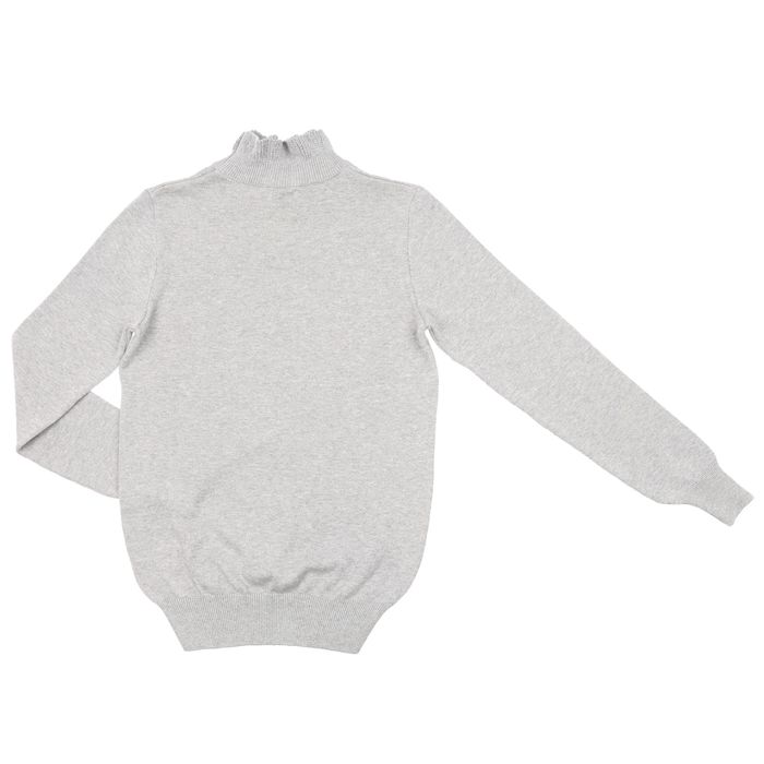 Джемпер для девочки, рост 146 см, цвет серый