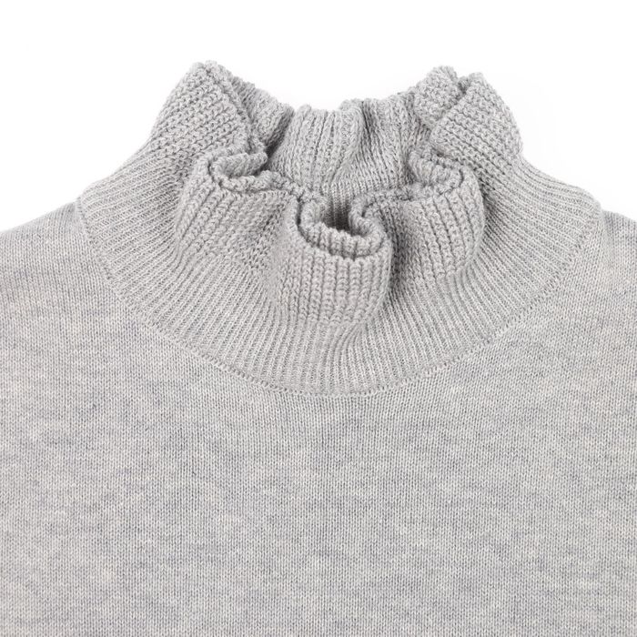 Джемпер для девочки, рост 146 см, цвет серый