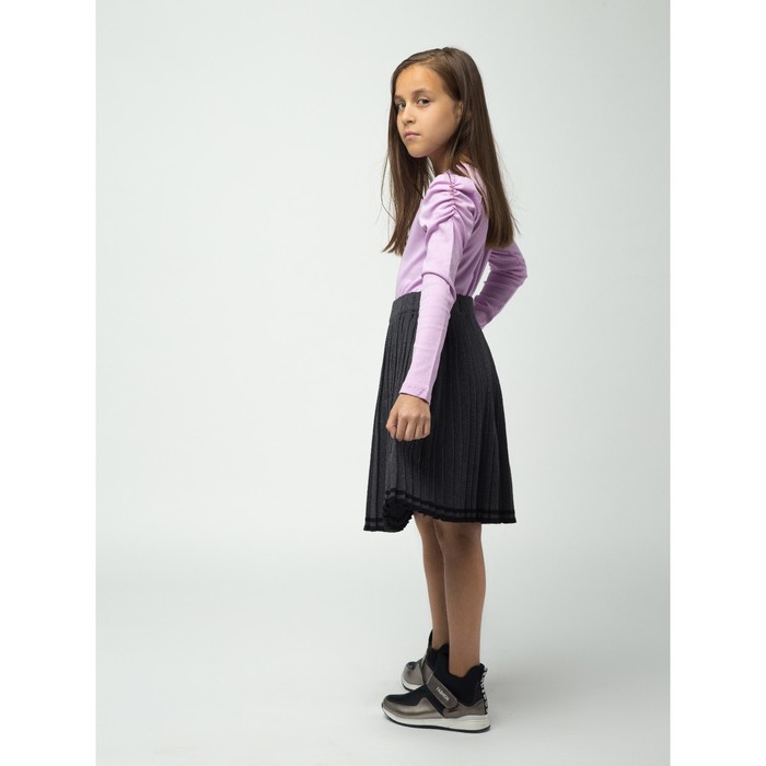 Юбка для девочки, рост 158 см, цвет серый