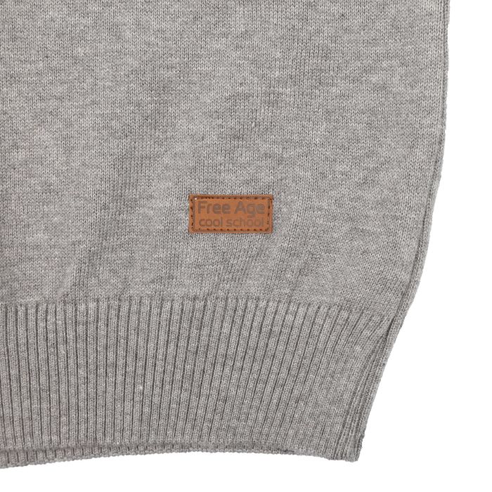 Жилет для мальчика, рост 122 см, цвет серый