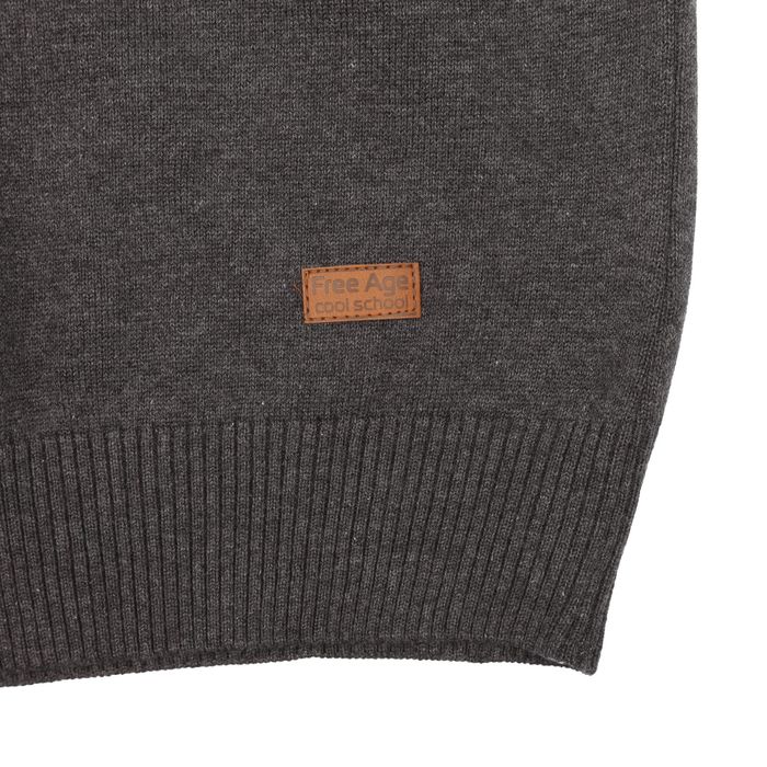 Жилет для мальчика, рост 152 см, цвет тёмно-серый