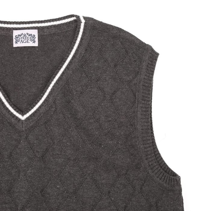 Жилет для мальчика, рост 128 см, цвет серый