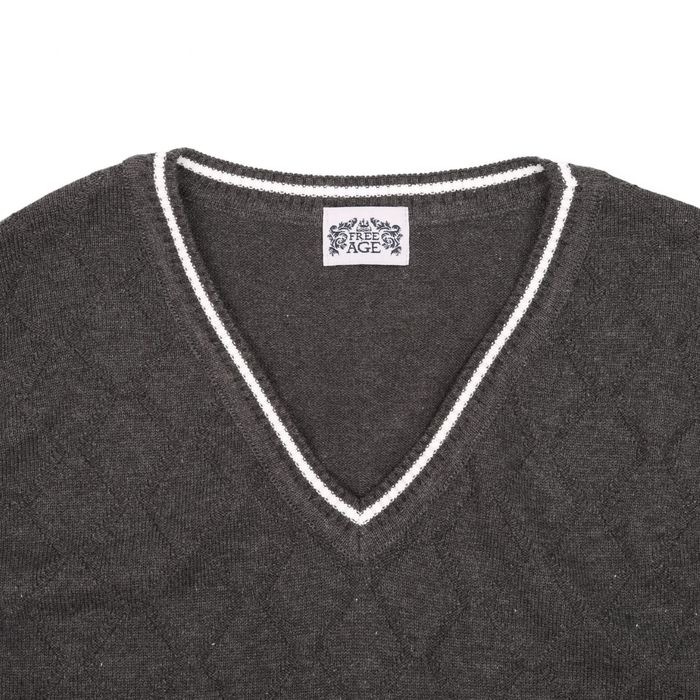 Жилет для мальчика, рост 140 см, цвет серый