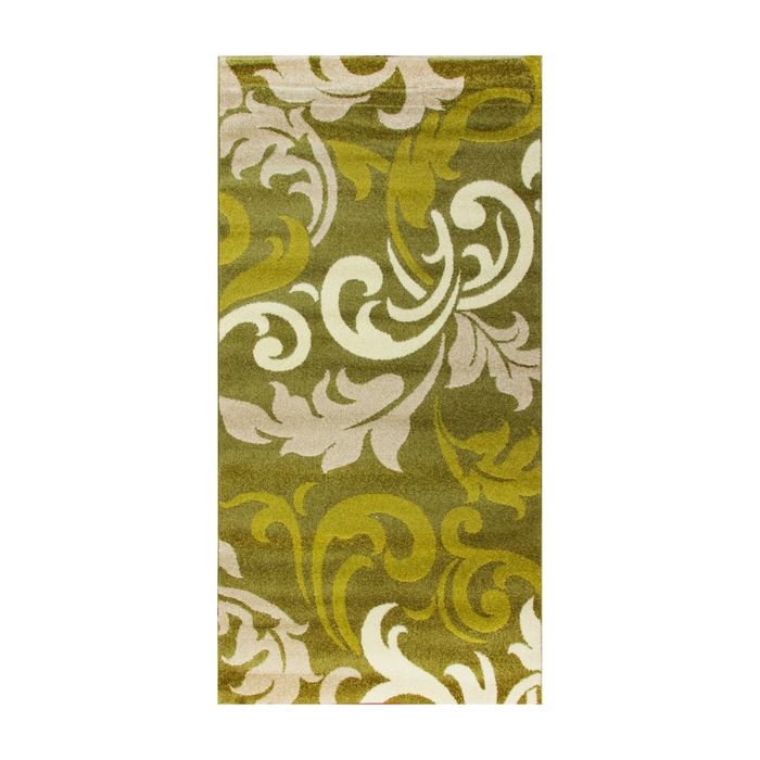 Ковёр FIESTA 215 YESIL_CREAM 1.0*2.0 м, прямоугольный