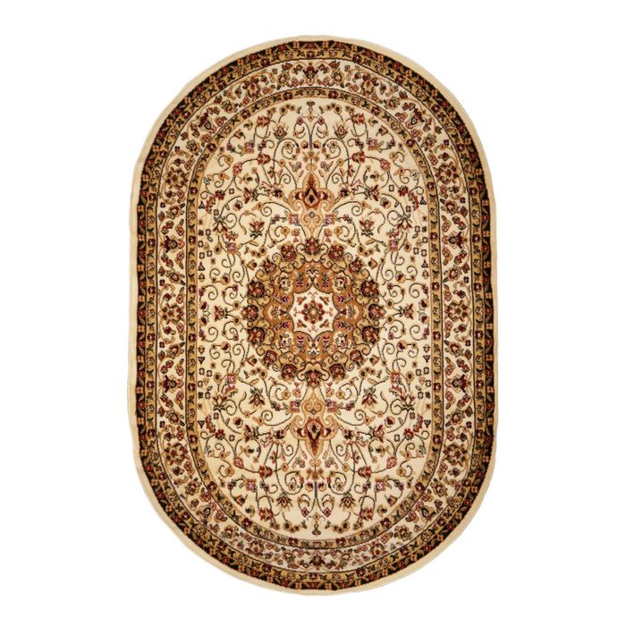 Ковёр LIDER 772 CREAM 2.0*5.0 м, овал