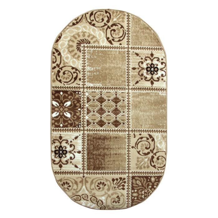 Ковёр Karavan 317 Beige 2.5*4.0 м, овал