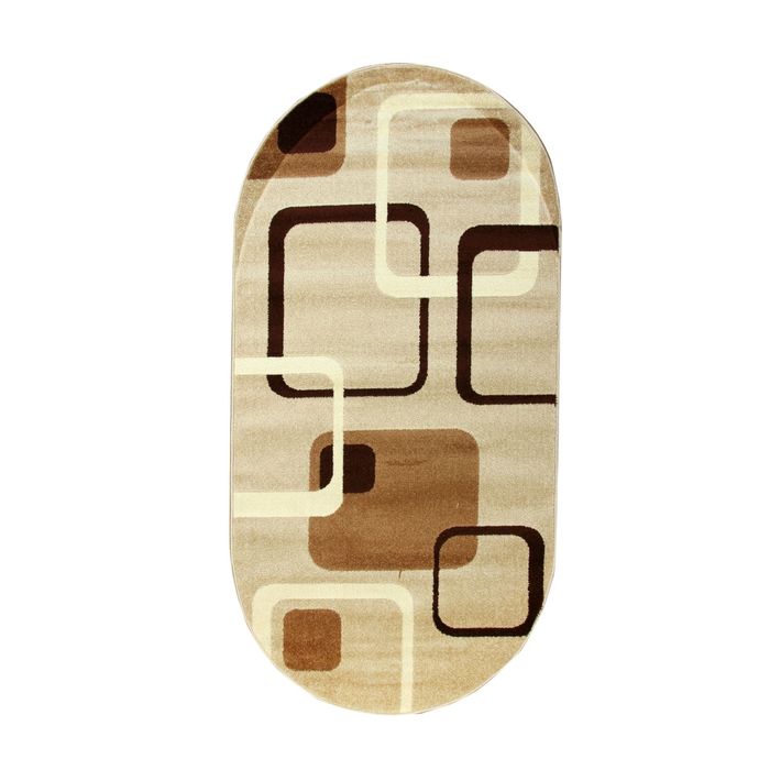 Ковёр FIESTA 218 BEJ K_KAHVE 3.0*5.0 м, овал