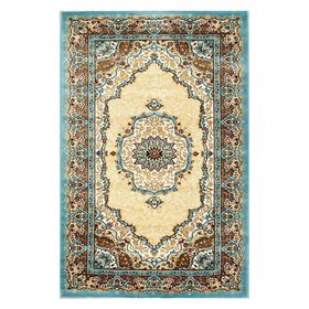 

Прямоугольный ковёр Kashan 220, 100 х 200 см, цвет krem/mavi