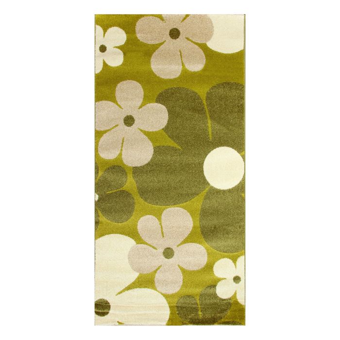 Ковёр FIESTA 219 YESIL 1.0*2.0 м, прямоугольный