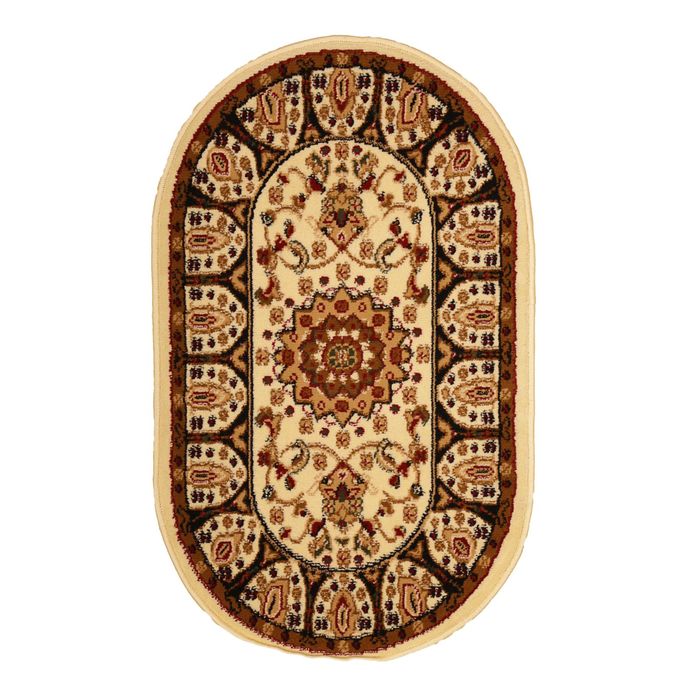Ковёр LIDER 6510 CREAM 2.5*3.5 м, овал