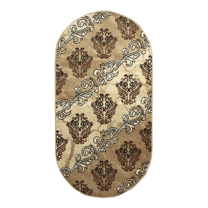 Ковёр Karavan 372 Beige 2.5*4.0 м, овал