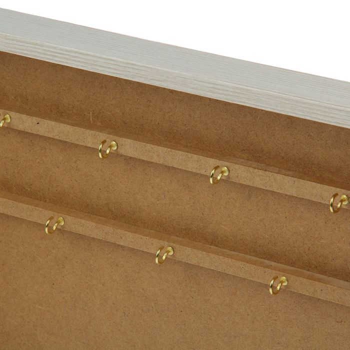 Ключница "Цветение" выбеленный дуб 24х29х4 см