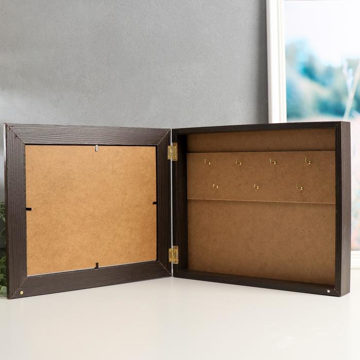 Ключница "Аллея" венге 24х29х4 см