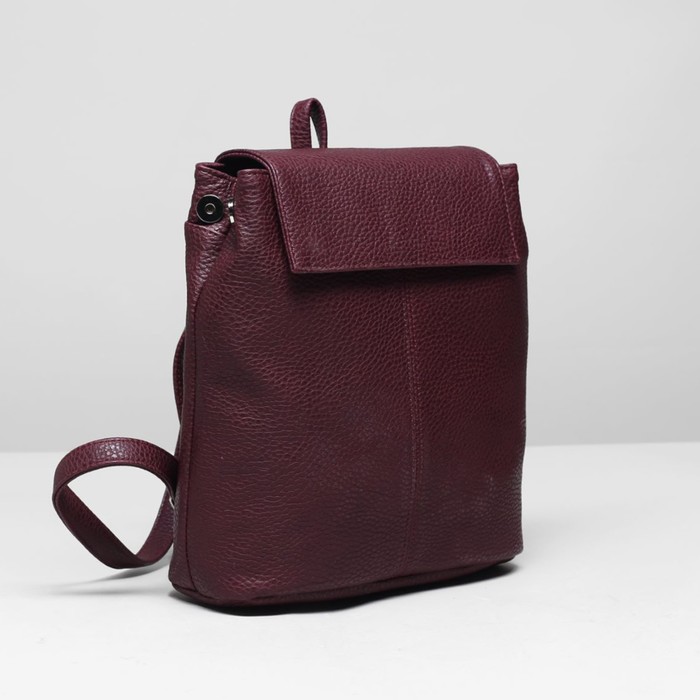 Рюкзак, отдел на молнии, цвет бордовый
