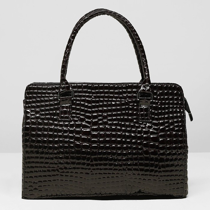 Сумка женская, 1 отдел на молнии, цвет чёрный