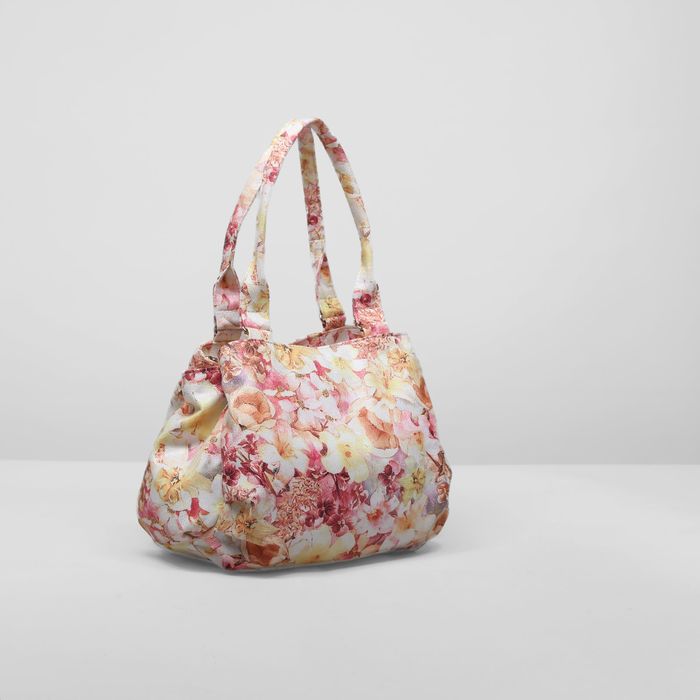 Сумка женская на молнии, 3 отдела, наружный карман, разноцветная