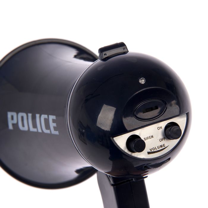 Громкоговоритель «Полиция», работает от батареек