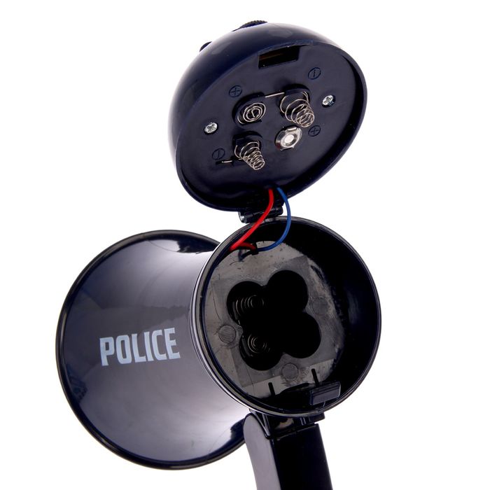 Громкоговоритель «Полиция», работает от батареек