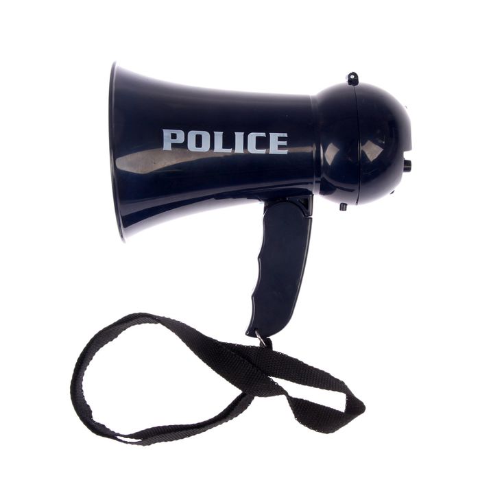 Громкоговоритель «Полиция», работает от батареек