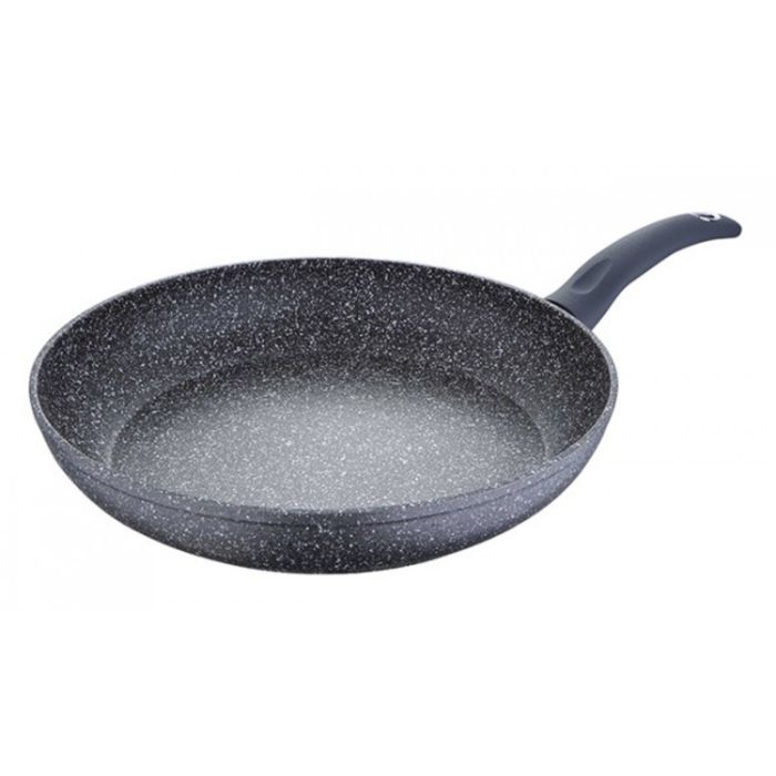 Сковорода Bergner, d=28 см, h=5.2 см, кованый алюминий, мраморное антипригарное покрытие