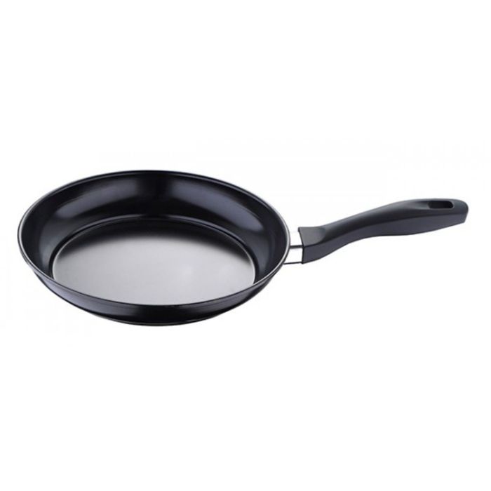 Сковорода Wellberg, 24 см, h=3.6 см, углеродистая сталь, антипригарным покрытием