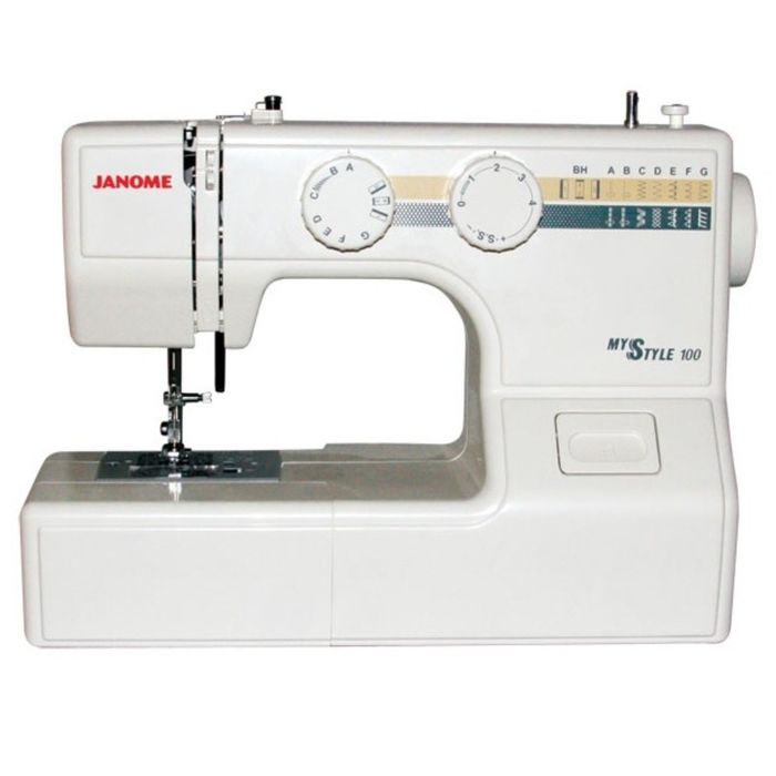 Швейная машина Janome MS 100, 13 операций, обметочная, потайная, эластичная строчка