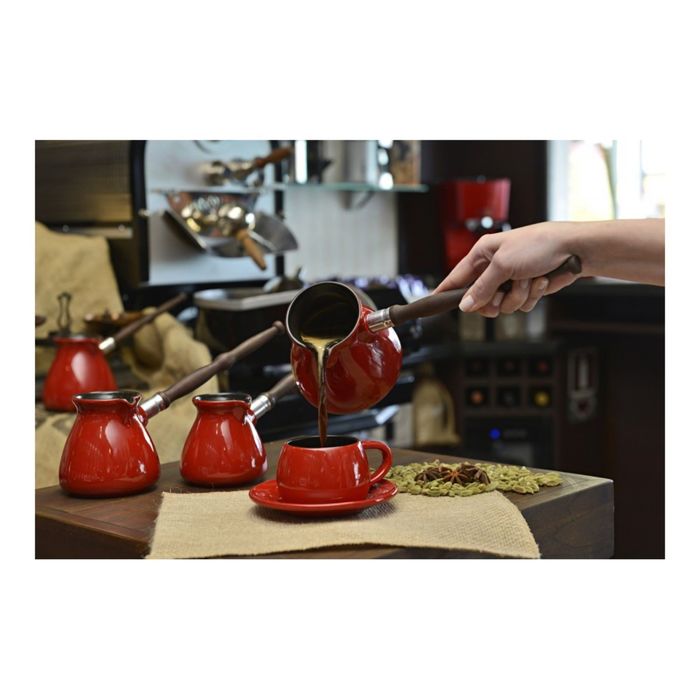 Турка Ceraflame Ibriks new, 0.35 л, красная