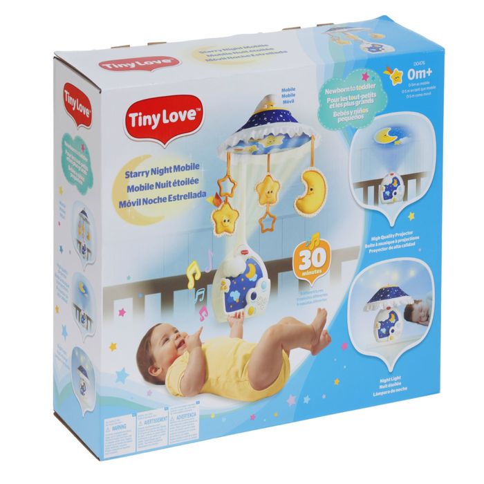 Универсальный музыкальный мобиль «Звёздная ночь» с проектором