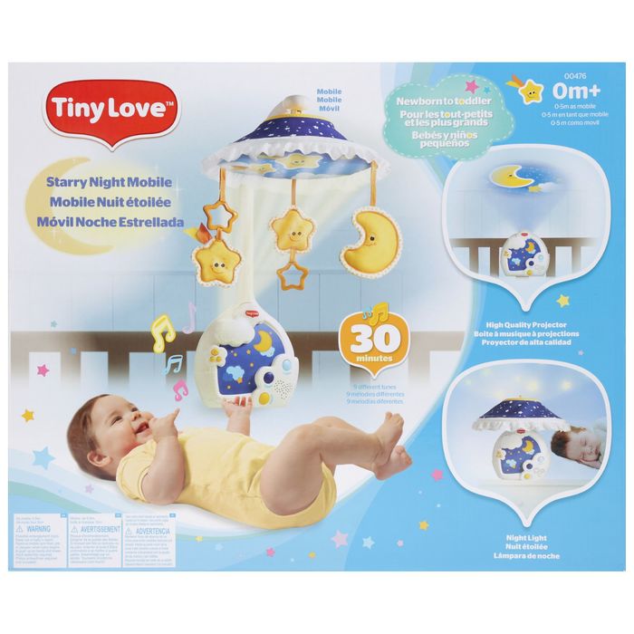 Универсальный музыкальный мобиль «Звёздная ночь» с проектором