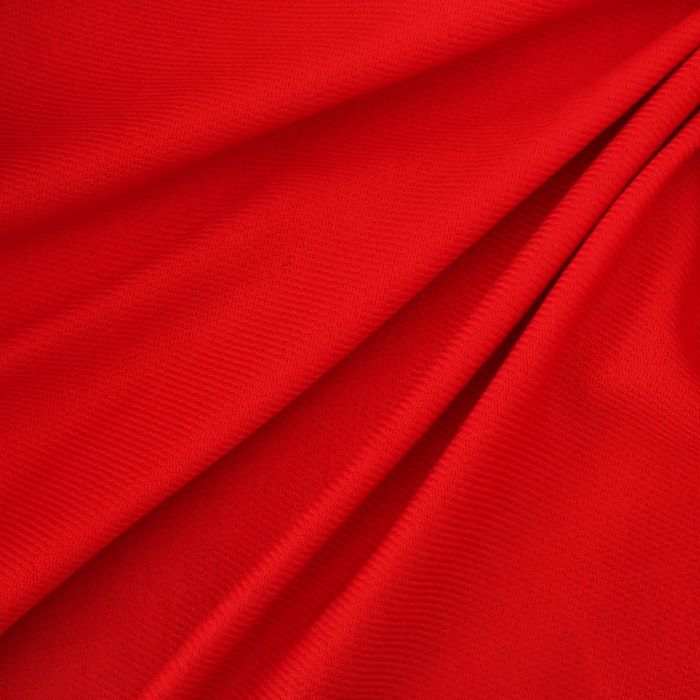 Плед ворсованный, размер 140х160 см, 180 гр/м, цвет красный мак