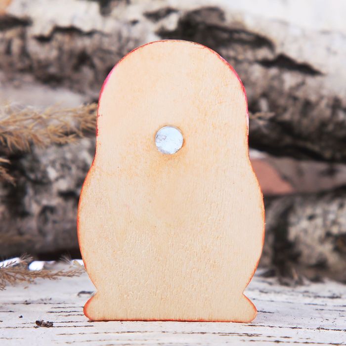 Магнит-половинка матрёшка "Красноярск"