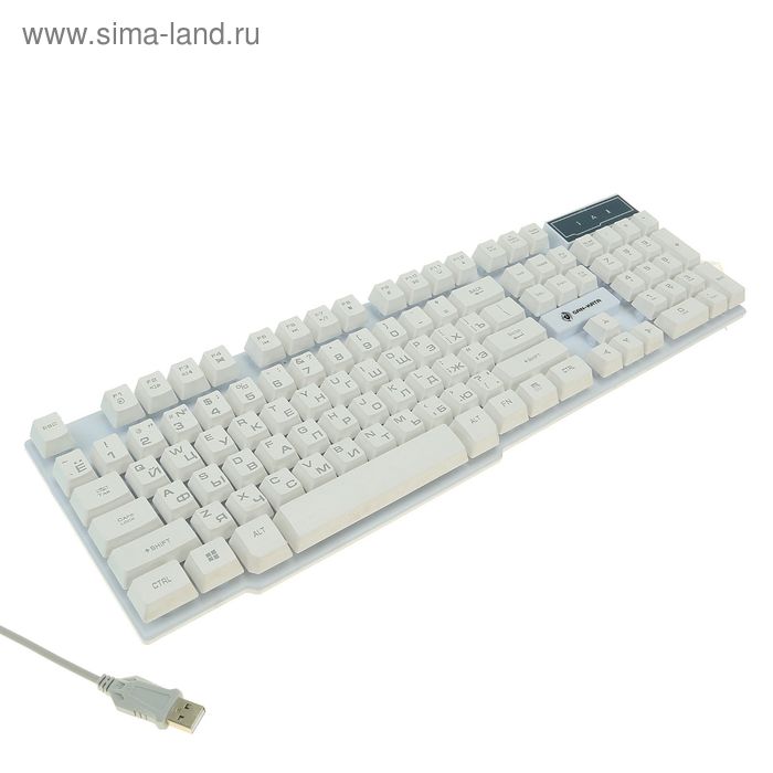 Клавиатура Dialog KGK-15U Gan-Kata игровая проводная подсветка 104 клавиши USB белая 59900₽
