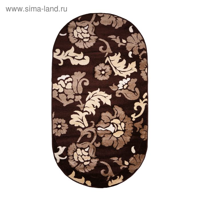Ковёр овальный Carving 6609, 300 х 400 см, цвет brown ковёр овальный carving 6193 200 х 400 см цвет opak