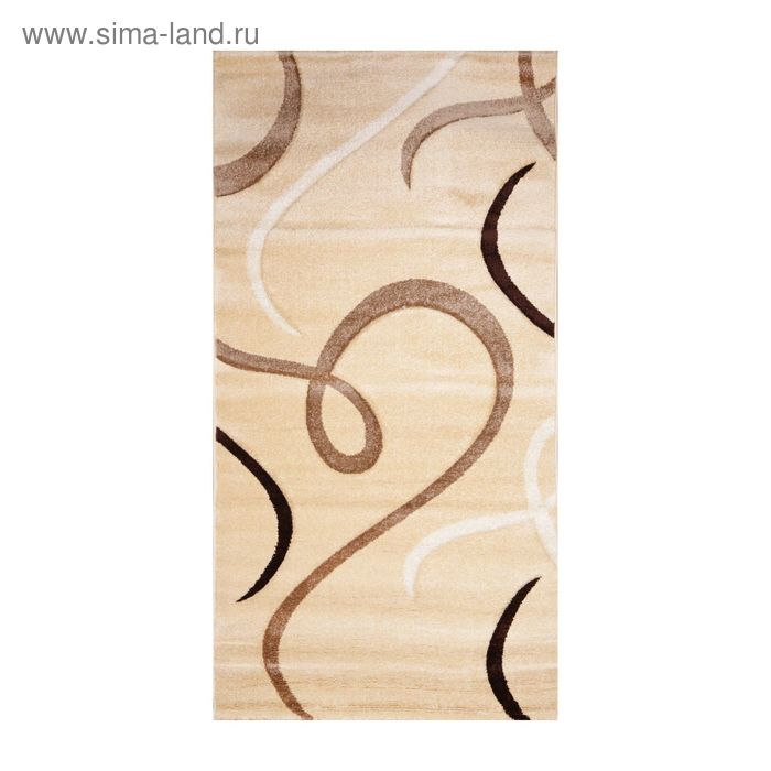 Прямоугольный ковёр Carving 6098, 100 х 200 см, цвет vanilya