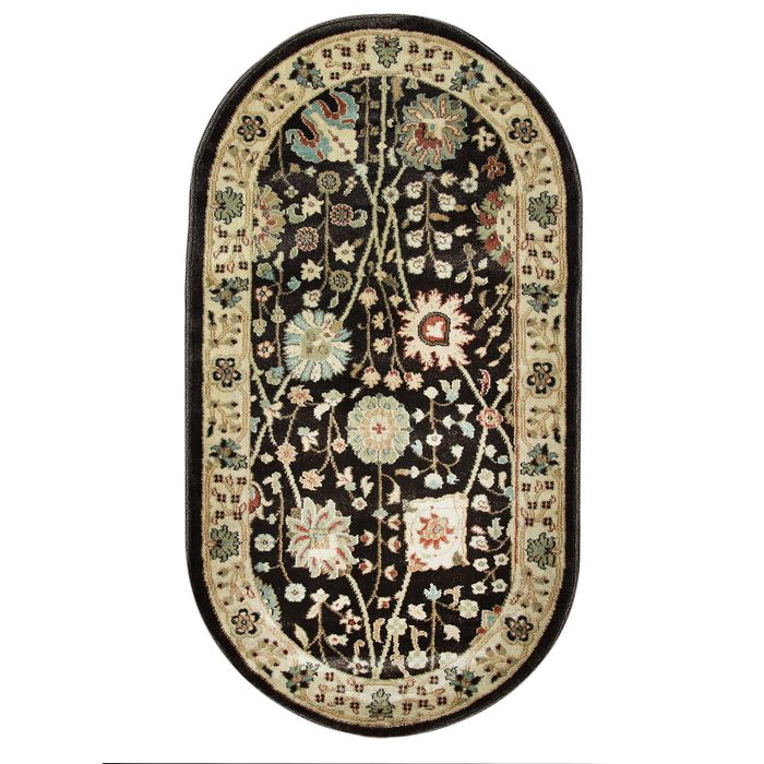 Ковёр Jewel 8571 plum/ivory 1,2 х 1,8 м, овал
